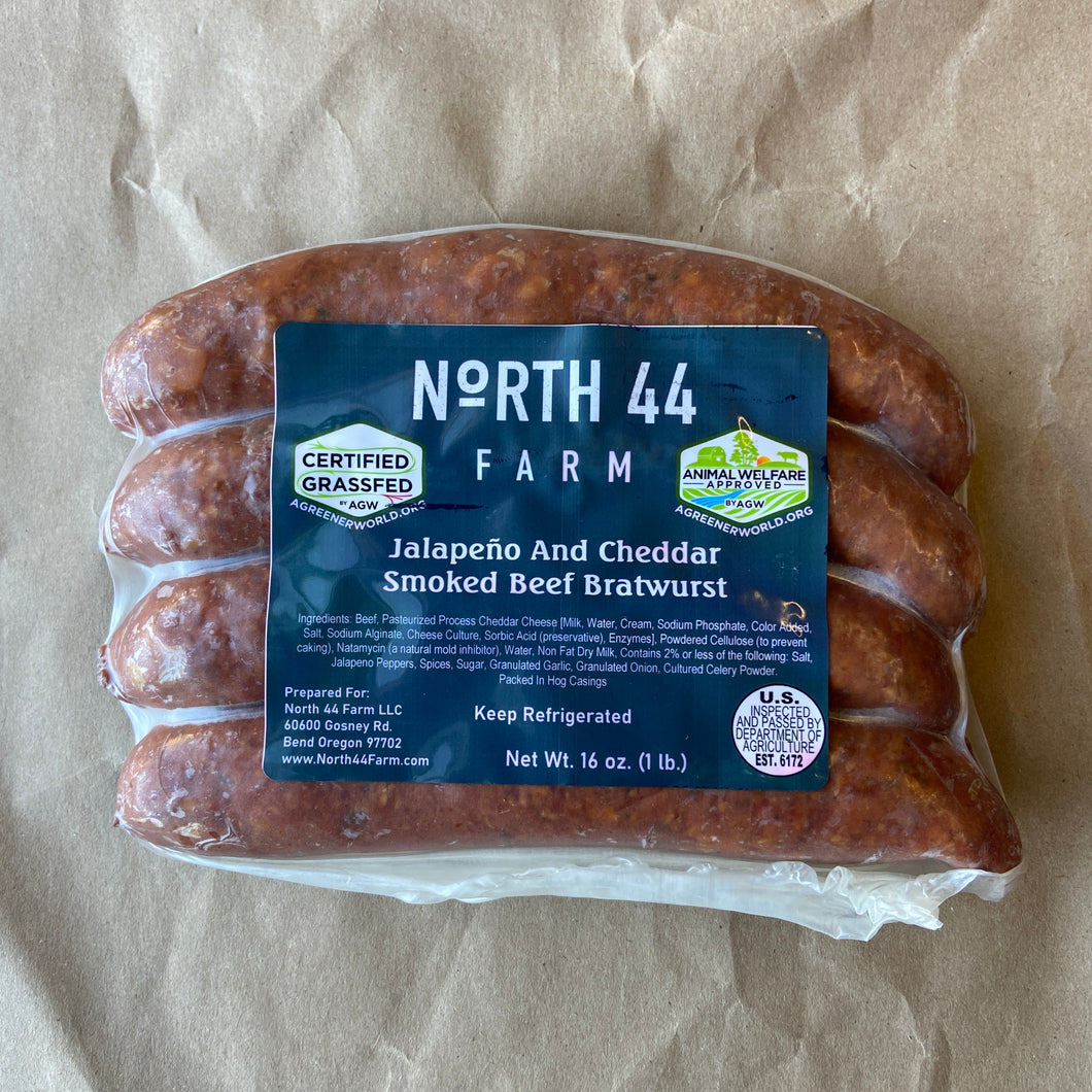 Jalapeno Cheddar Smoked Bratwurst